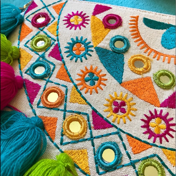 NEW gorgeous boho purse w. removable strap - Picture 9 of 11